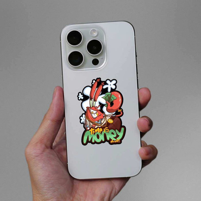 Time Is Money Dude Sticker - Stickers | STICK IT UP