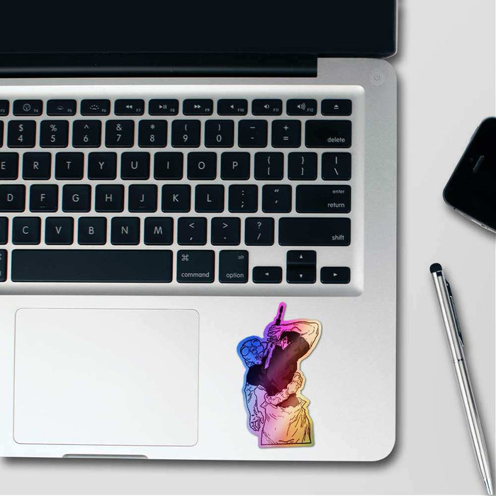 Toji Back Holographic Sticker - Holographic stickers | STICK IT UP