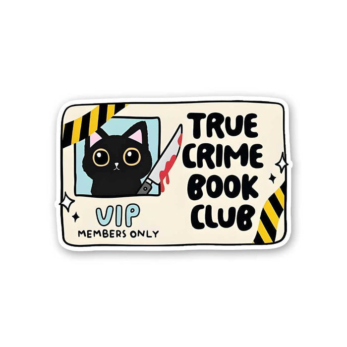 True Crime Book Club Sticker - Stickers | STICK IT UP