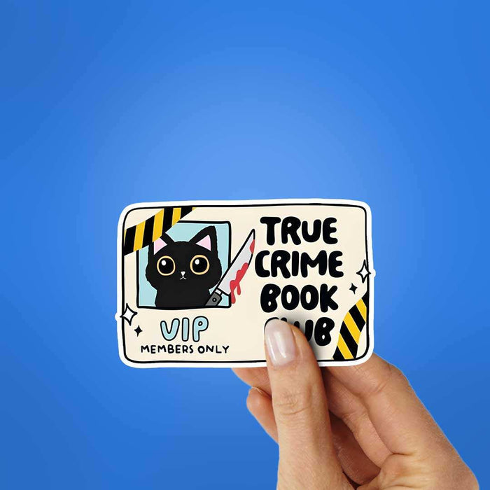 True Crime Book Club Sticker - Stickers | STICK IT UP