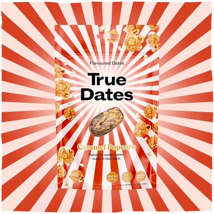 True Dates - Caramel Popcorn - 100g.