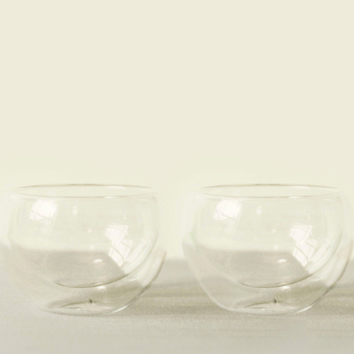 Twin Cloud Matcha Glass Cup Set