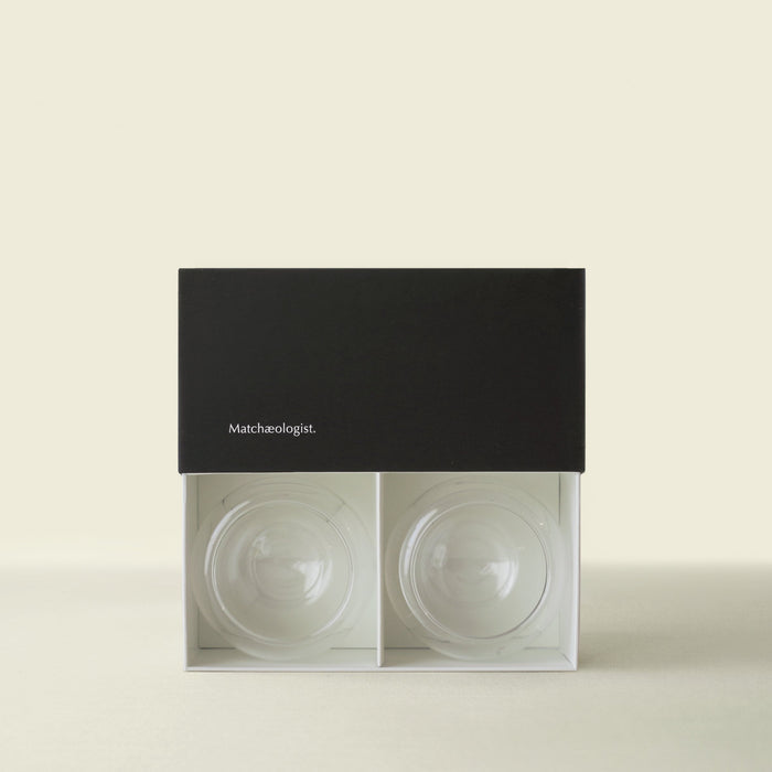 Twin Cloud Matcha Glass Cup Set
