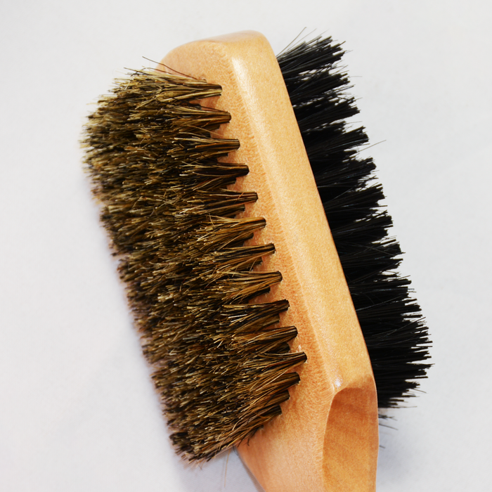Two-Way Club Boar Bristle Brush Soft And Hard #2072