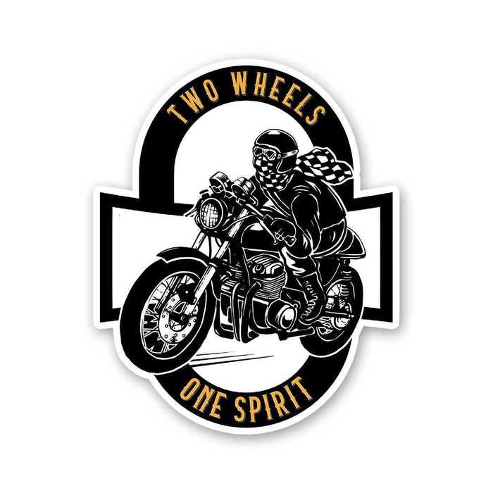 Two Wheels One Spirit Sticker - Stickers | STICK IT UP