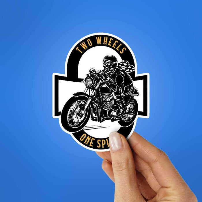 Two Wheels One Spirit Sticker - Stickers | STICK IT UP