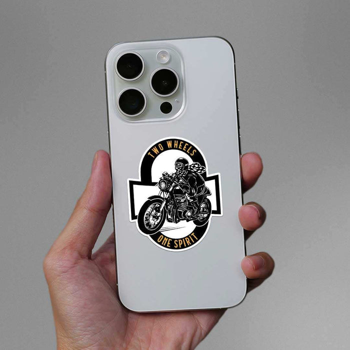 Two Wheels One Spirit Sticker - Stickers | STICK IT UP