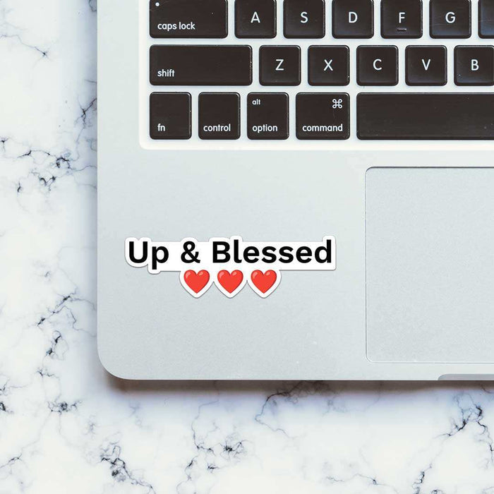 Up & Blessed Sticker - Stickers | STICK IT UP