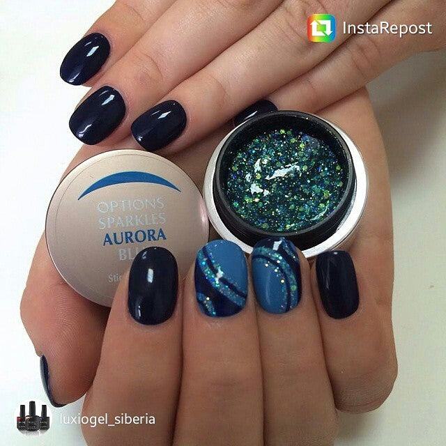 UV/LED Aurora Blue-UV/LED Options Colours-Akzentz-Gel Essentialz