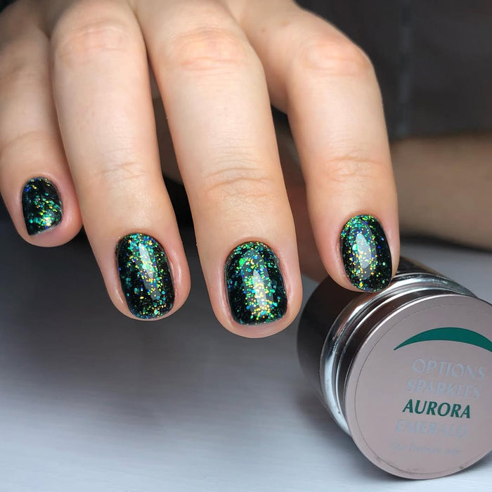 UV/LED Aurora Emerald-UV/LED Options Colours-Akzentz-Gel Essentialz