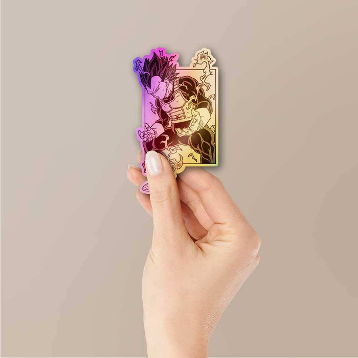 Vegeta Holographic Sticker - Holographic stickers | STICK IT UP