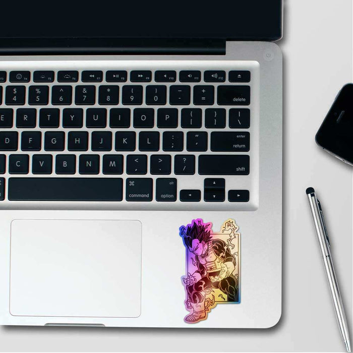 Vegeta Holographic Sticker - Holographic stickers | STICK IT UP
