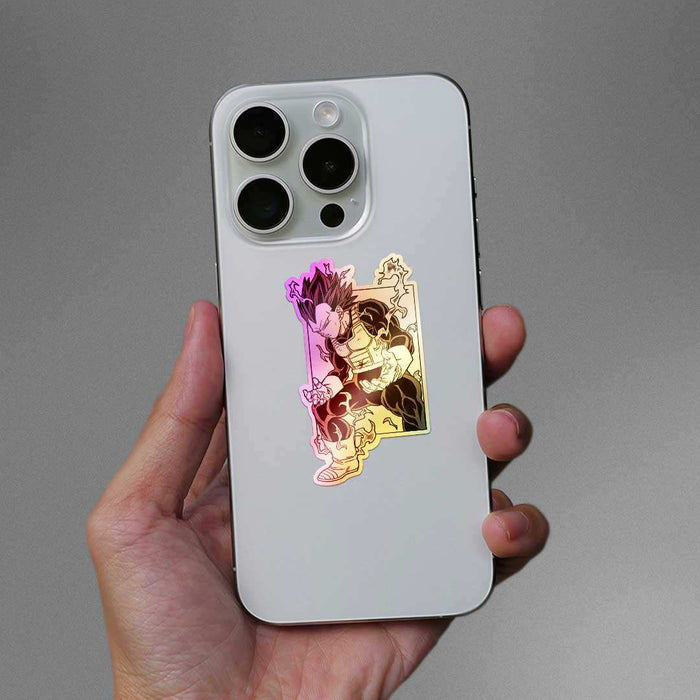 Vegeta Holographic Sticker - Holographic stickers | STICK IT UP