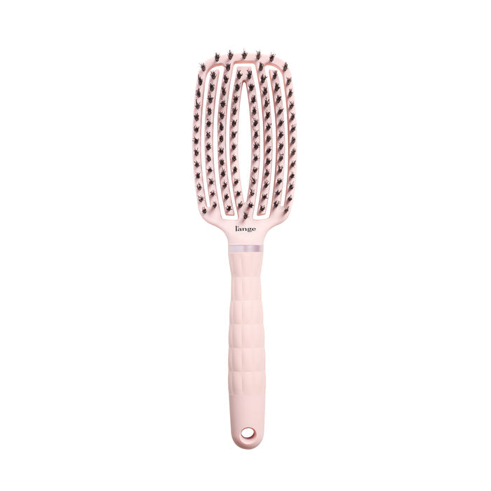 blush L’ange vented paddle brush with nylon bristles on a white background