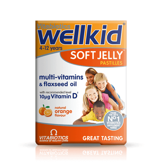 Vitabiotics Wellkid Soft Jelly Strawberry - 30 Pastilles