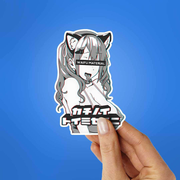 Waifu Material 0.1 Sticker - Stickers | STICK IT UP
