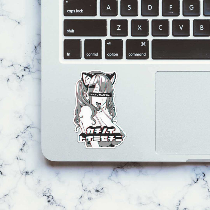 Waifu Material 0.1 Sticker - Stickers | STICK IT UP