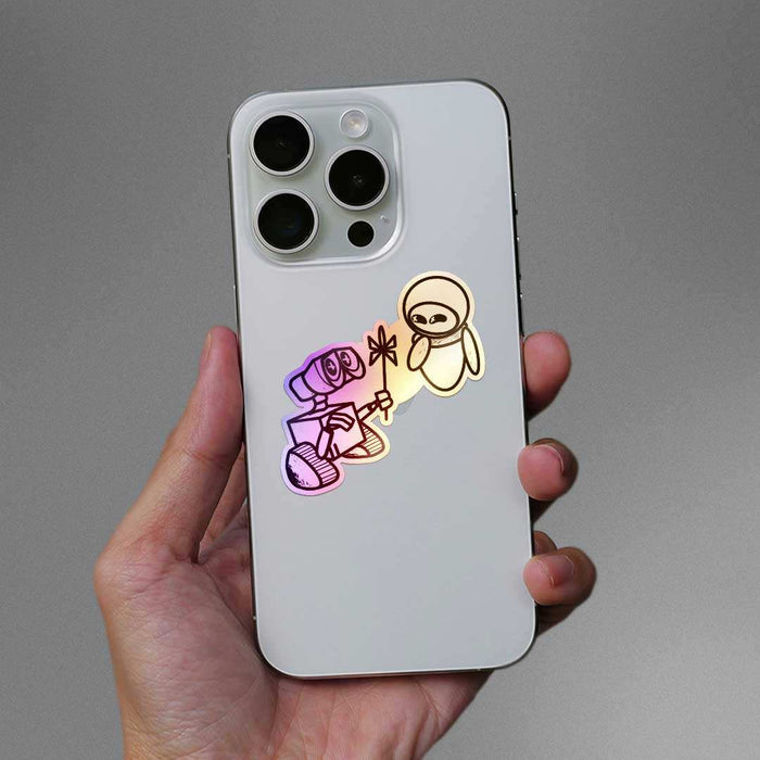 Wall-E Holographic Sticker - Holographic stickers | STICK IT UP