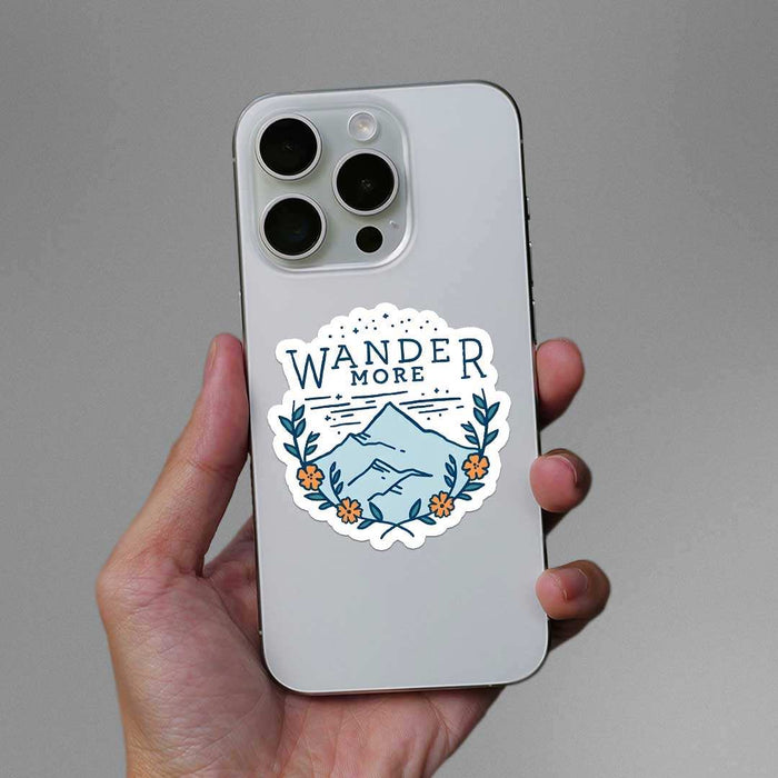 Wander More Sticker - Stickers | STICK IT UP