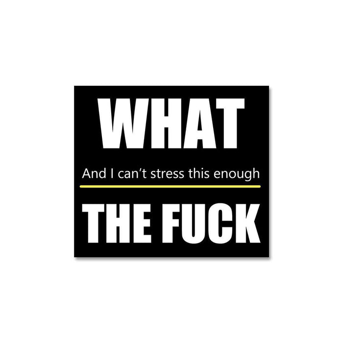 What The Fuck Sticker - Stickers | STICK IT UP