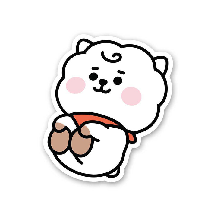 White Pookie Sticker - Stickers | STICK IT UP