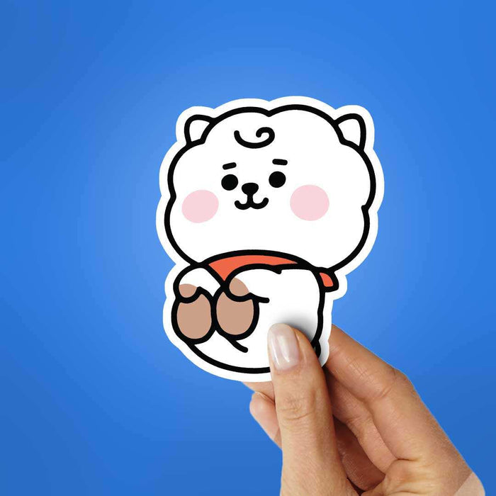 White Pookie Sticker - Stickers | STICK IT UP
