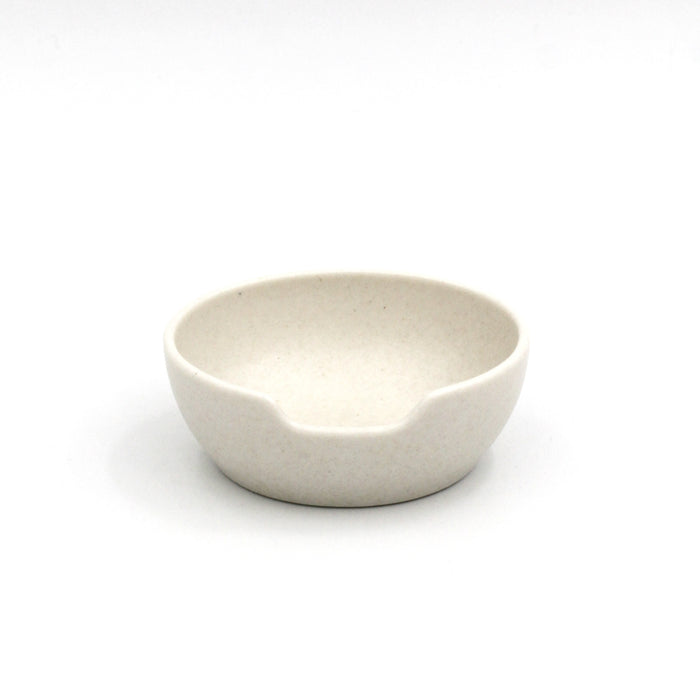 White Porcelain Ladle and Utensil Stand
