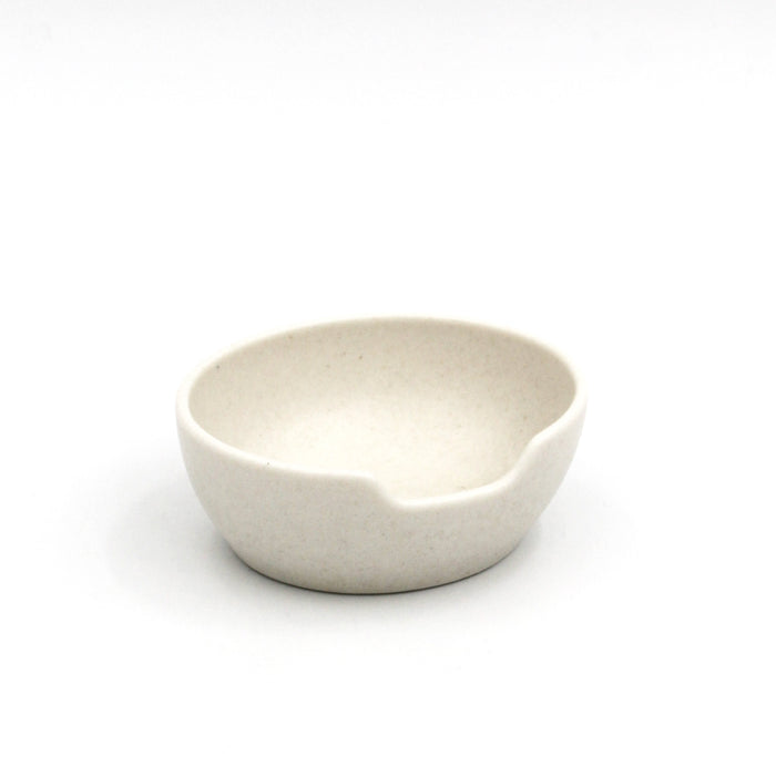 White Porcelain Ladle and Utensil Stand