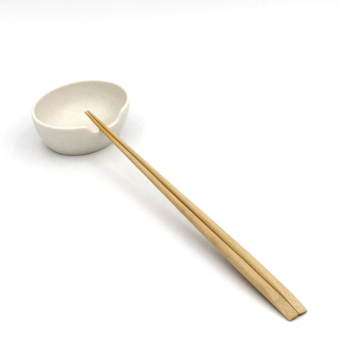 White Porcelain Ladle and Utensil Stand