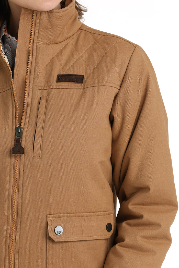 Women's Cinch MAJ9901001 Brown Bomber Jacket