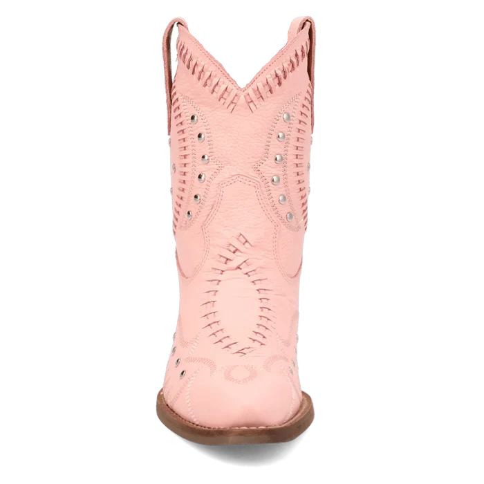 Women's Dingo DI2206-PK 7" Precious Pink Smooth Leather Bootie