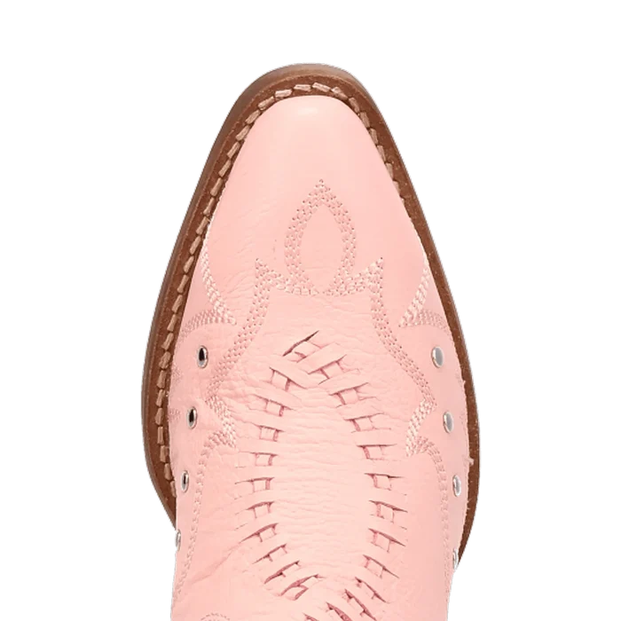 Women's Dingo DI2206-PK 7" Precious Pink Smooth Leather Bootie