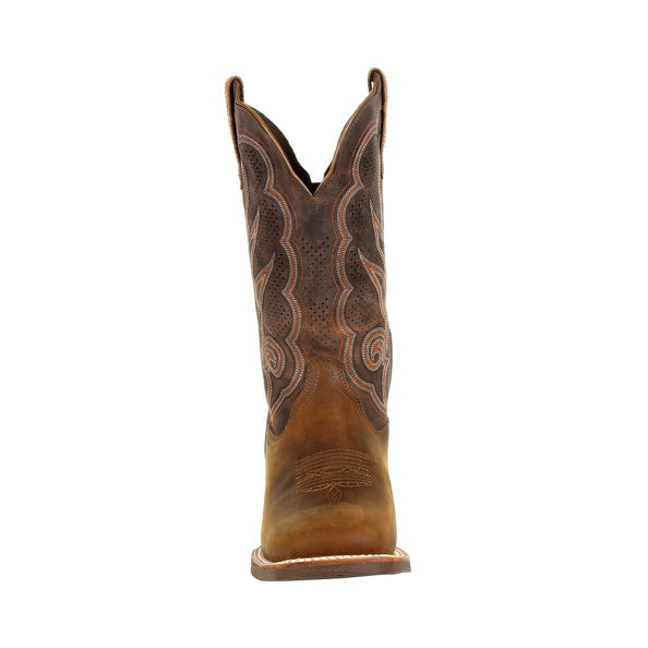 Women's Durango DRD0376 12" Rebel Pro Cognac Ventilated Square Toe Boot
