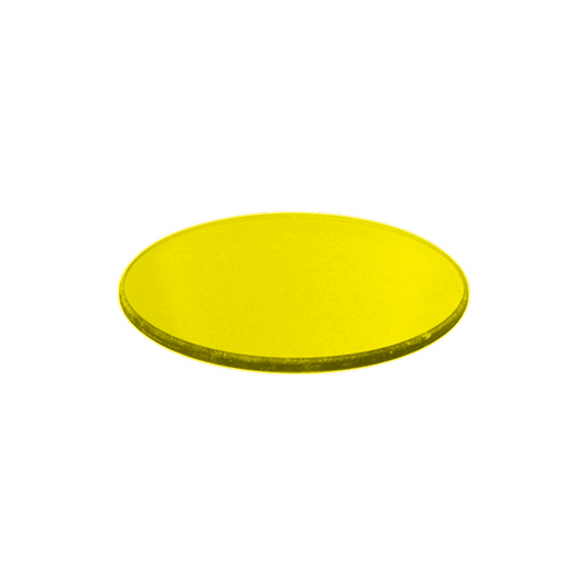 Yellow Filter Size Dia. 20mm 20mm Filter (Yellow), SKU FI02075101, three quarter front view