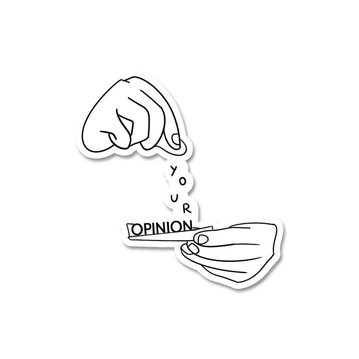 Your Opinion Sticker - Stickers | STICK IT UP