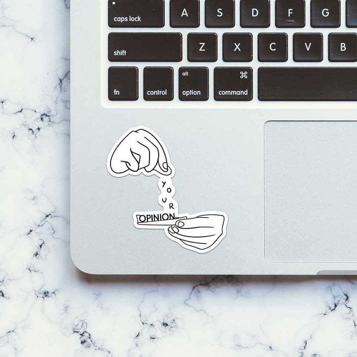 Your Opinion Sticker - Stickers | STICK IT UP