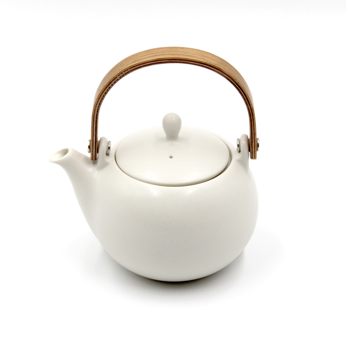 YUI Wooden Handle Dobin Teapot