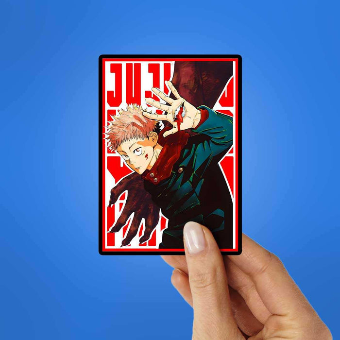 Yuji Itadori Jujutsu Kaisen Sticker - Stickers | STICK IT UP