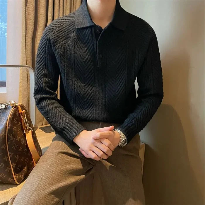 Zion - Collar Long Sleeve Sweater